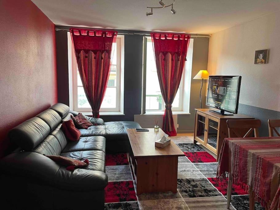 Appartement Cosy Rue Chaussee ヴェルダン・シュル・ムーズ エクステリア 写真